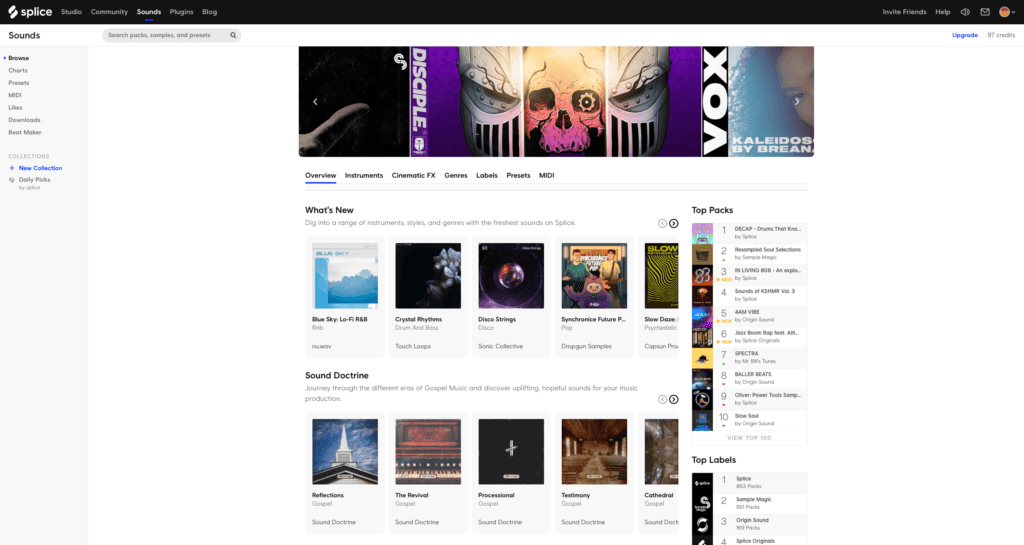 Splice Homepage